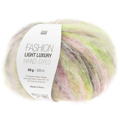 Rico Design Fashion Light Luxury Hand Dyed –  74% alpakka, 22% ull, 2% polyamid – 50 g ≈ 140 m