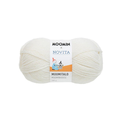 Novita Muumitalo – 75 % ull / 25 % polyamid – 100 g/≈225 m