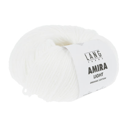 Lang Yarns Amira Light – 100 % økologisk bomull – 50 g/≈140 m – utgående garn