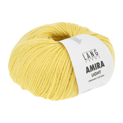 Lang Yarns Amira Light – 100 % økologisk bomull – 50 g/≈140 m – utgående garn