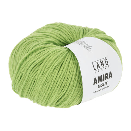 Lang Yarns Amira Light – 100 % økologisk bomull – 50 g/≈140 m – utgående garn