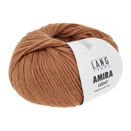 Lang Yarns Amira Light – 100 % økologisk bomull – 50 g/≈140 m – utgående garn