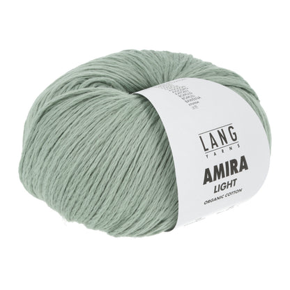 Lang Yarns Amira Light – 100 % økologisk bomull – 50 g/≈140 m – utgående garn