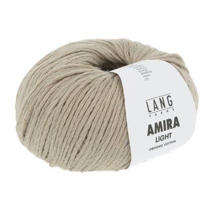 Lang Yarns Amira Light – 100 % økologisk bomull – 50 g/≈140 m – utgående garn
