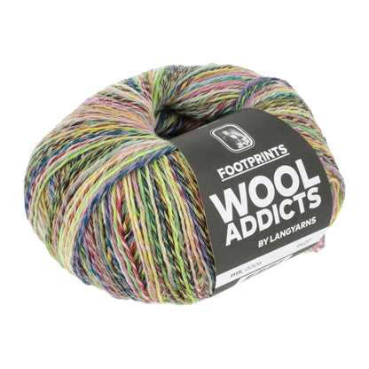Lang Yarns Footprints – 45 % bomull / 42 % ren ny ull (superwash) / 13 % polyamid – 100 g/≈400 m