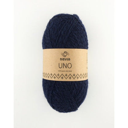 Navia Uno – Færøysk ull / Shetlandsull / Australsk lamull – 50 g ≈ 350 m