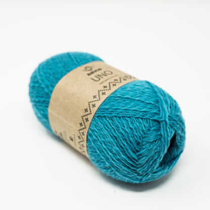 Navia Uno – Færøysk ull / Shetlandsull / Australsk lamull – 50 g ≈ 350 m