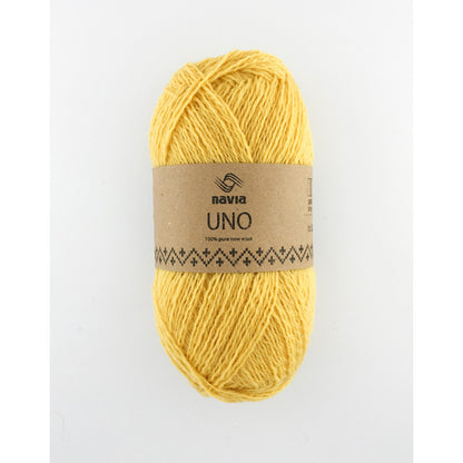 Navia Uno – Færøysk ull / Shetlandsull / Australsk lamull – 50 g ≈ 350 m