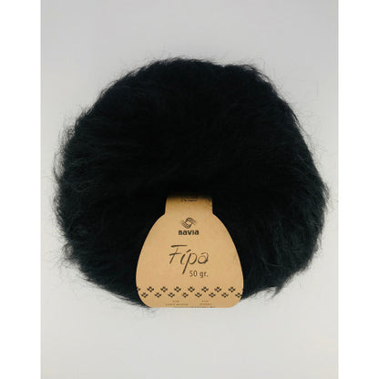 Navia Fípa – 73 % mohair / 22 % ull / 5 % nylon – 50 g/≈90 m – utgående garn