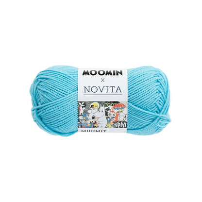 Novita Muumit – 55 % merinoull / 45 % bomull – 50 g/≈112 m