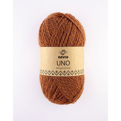 Navia Uno – Færøysk ull / Shetlandsull / Australsk lamull – 50 g ≈ 350 m