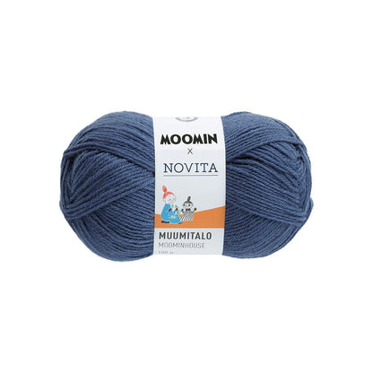 Novita Muumitalo – 75 % ull / 25 % polyamid – 100 g/≈225 m