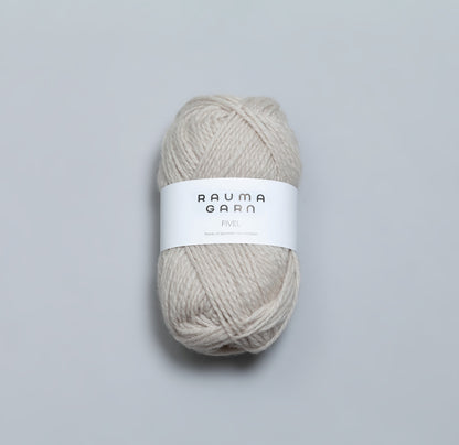 Rauma Garn Fivel – 100 % norsk ull – 50 g/≈100 m
