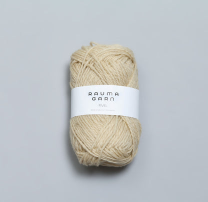 Rauma Garn Fivel – 100 % norsk ull – 50 g/≈100 m