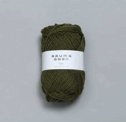 Rauma Garn Fivel – 100 % norsk ull – 50 g/≈100 m