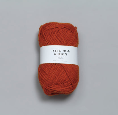 Rauma Garn Fivel – 100 % norsk ull – 50 g/≈100 m