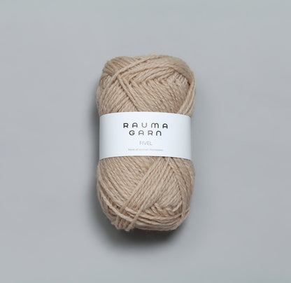 Rauma Garn Fivel – 100 % norsk ull – 50 g/≈100 m