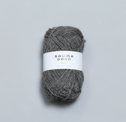 Rauma Garn Fivel – 100 % norsk ull – 50 g/≈100 m