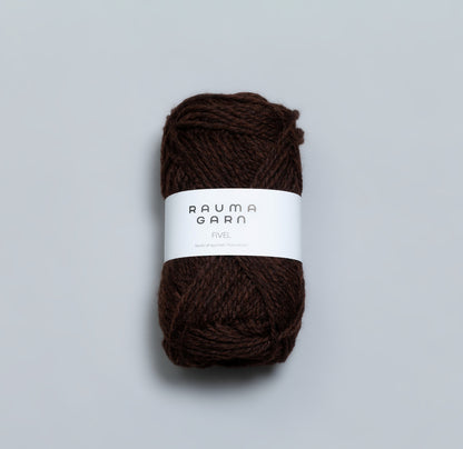 Rauma Garn Fivel – 100 % norsk ull – 50 g/≈100 m
