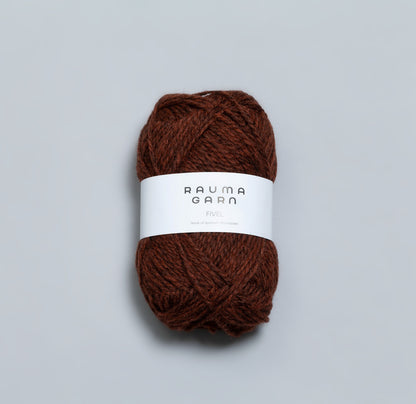 Rauma Garn Fivel – 100 % norsk ull – 50 g/≈100 m