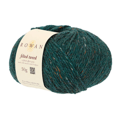 Rowan Felted Tweed – 50 % ull / 25% alpakka / 25% viskose – 50 g ≈ 175 m