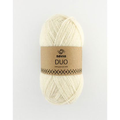 Navia Duo – 100 % ull færøysk ull, shetlands ull og australsk lamull – 50 g/≈180 m