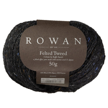 Rowan Felted Tweed – 50 % ull / 25% alpakka / 25% viskose – 50 g ≈ 175 m