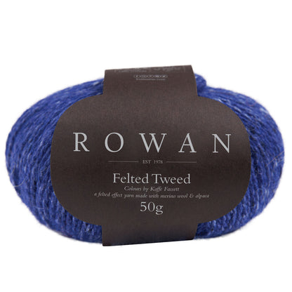 Rowan Felted Tweed – 50 % ull / 25% alpakka / 25% viskose – 50 g ≈ 175 m