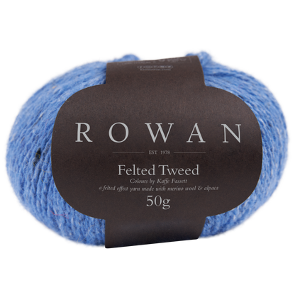 Rowan Felted Tweed – 50 % ull / 25% alpakka / 25% viskose – 50 g ≈ 175 m
