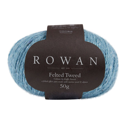 Rowan Felted Tweed – 50 % ull / 25% alpakka / 25% viskose – 50 g ≈ 175 m