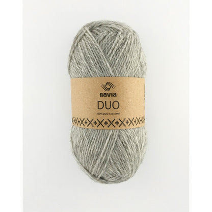Navia Duo – 100 % ull færøysk ull, shetlands ull og australsk lamull – 50 g/≈180 m