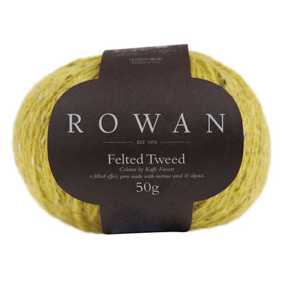 Rowan Felted Tweed – 50 % ull / 25% alpakka / 25% viskose – 50 g ≈ 175 m