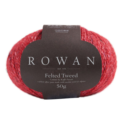 Rowan Felted Tweed – 50 % ull / 25% alpakka / 25% viskose – 50 g ≈ 175 m