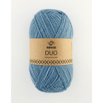 Navia Duo – 100 % ull færøysk ull, shetlands ull og australsk lamull – 50 g/≈180 m