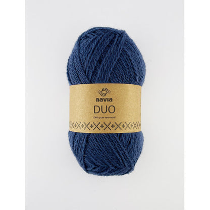 Navia Duo – 100 % ull færøysk ull, shetlands ull og australsk lamull – 50 g/≈180 m