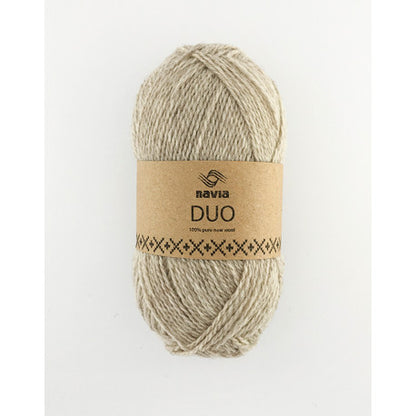 Navia Duo – 100 % ull færøysk ull, shetlands ull og australsk lamull – 50 g/≈180 m
