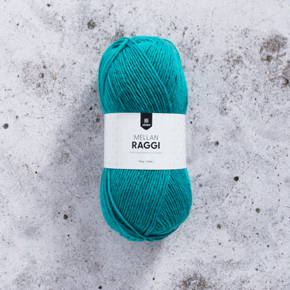 Järbo Mellanraggi – 75 % superwash-ull / 25 % polyamid – 100 g ≈ 260 m