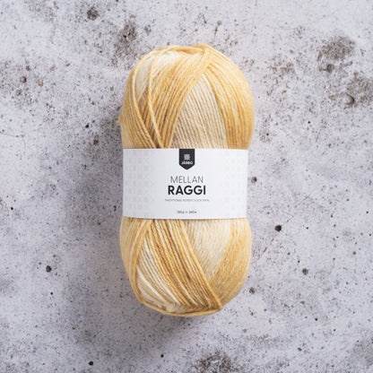 Järbo Mellanraggi – 75 % superwash-ull / 25 % polyamid – 100 g ≈ 260 m