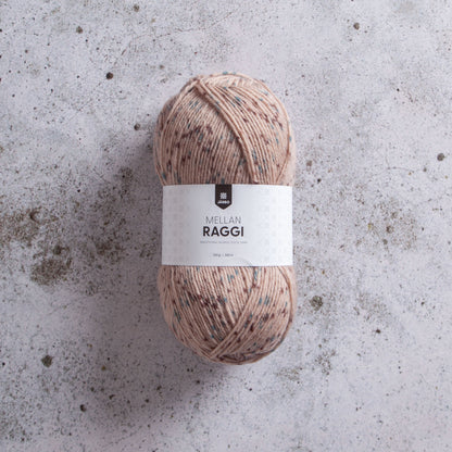 Järbo Mellanraggi – 75 % superwash-ull / 25 % polyamid – 100 g ≈ 260 m