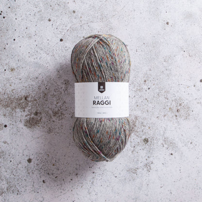 Järbo Mellanraggi – 75 % superwash-ull / 25 % polyamid – 100 g ≈ 260 m