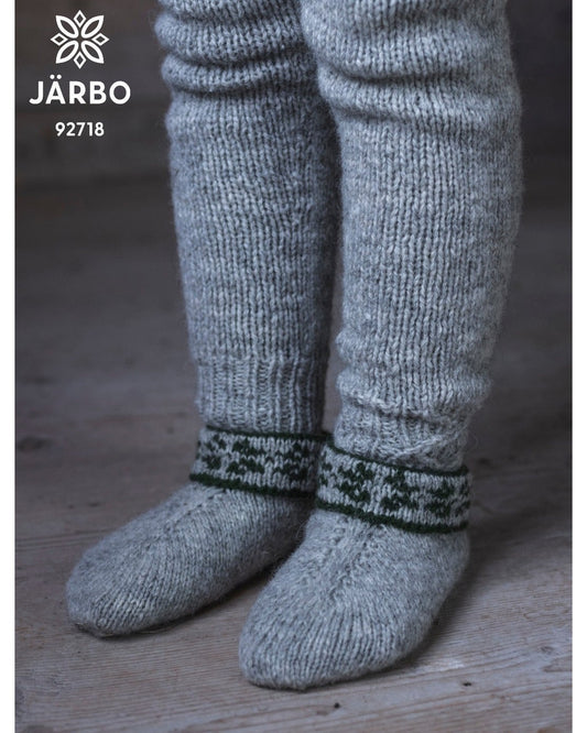 Kavring barnetøfler | Järbo | Strikkepakke