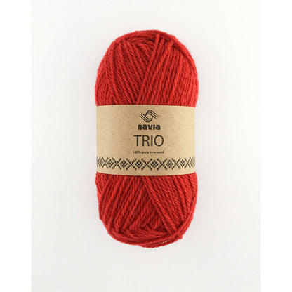 Navia Trio – Færøysk ull, Shetlandsull, Australsk lamull – 50 g ≈ 120 m