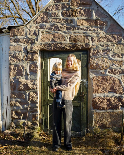 Spiret genser dame | Rauma | Strikkepakke