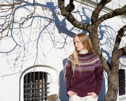 Spiret genser dame | Rauma | Strikkepakke
