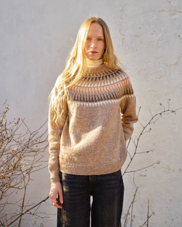 Spiret genser dame | Rauma | Strikkepakke