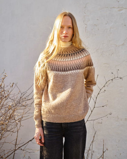 Spiret genser dame | Rauma | Strikkepakke