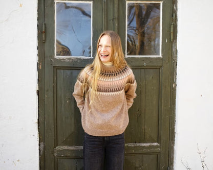 Spiret genser dame | Rauma | Strikkepakke