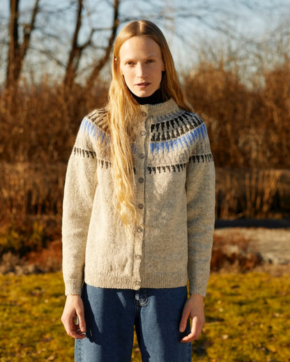 Spiret jakke dame | Rauma | Strikkepakke