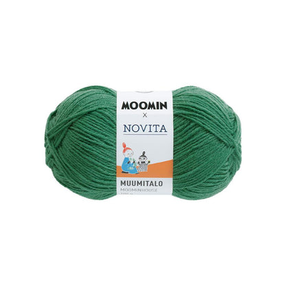 Novita Muumitalo – 75 % ull / 25 % polyamid – 100 g/≈225 m