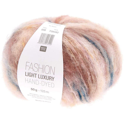 Rico Design Fashion Light Luxury Hand Dyed –  74% alpakka, 22% ull, 2% polyamid – 50 g ≈ 140 m